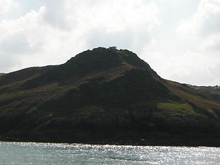 Image showing hill from boat