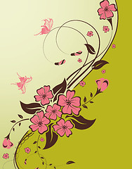 Image showing Floral background