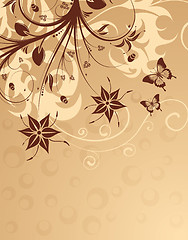 Image showing Flower background