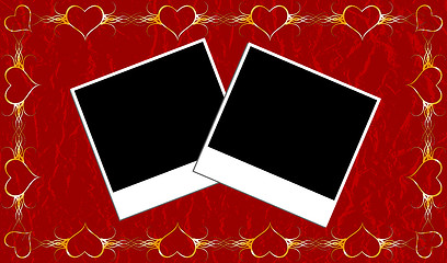 Image showing Valentines frame