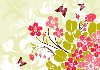 Image showing Flower background