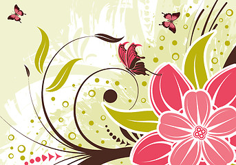 Image showing Flower background