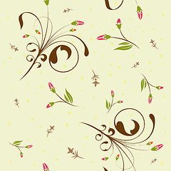 Image showing Floral seamless pattern