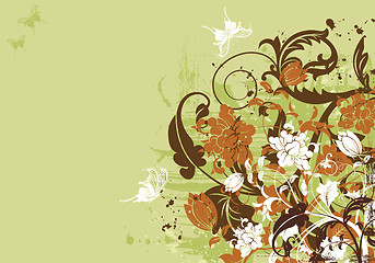 Image showing Floral background