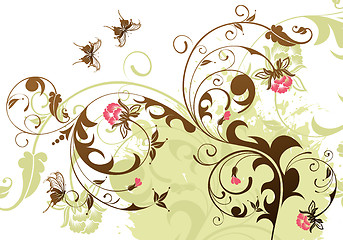 Image showing Floral background