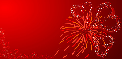 Image showing Valentines background, vector