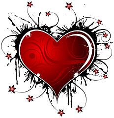 Image showing Abstract valentines design, vector