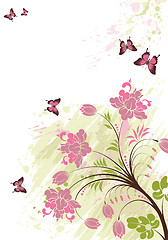 Image showing Floral background