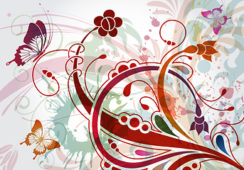 Image showing Floral background