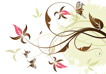 Image showing Floral background