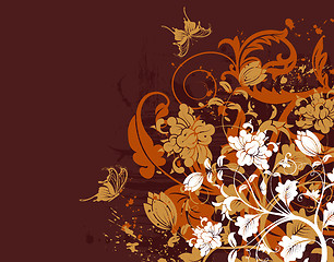 Image showing Floral background