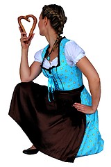 Image showing Dirndl with heart