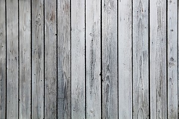 Image showing White wood wall