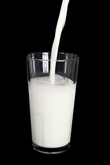 Image showing Pouring milk