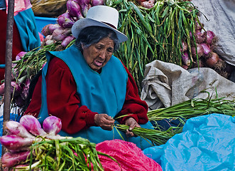 Image showing Peruvian woman