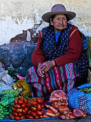 Image showing Peruvian woman