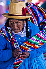 Image showing Peruvian woman