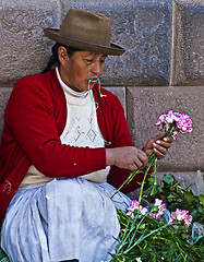 Image showing Peruvian woman