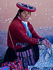 Image showing Peruvian woman