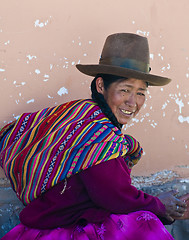 Image showing Peruvian woman