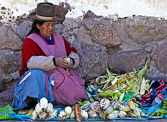 Image showing Peruvian woman