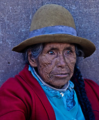 Image showing Peruvian woman