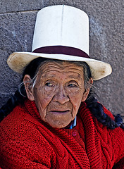 Image showing Peruvian woman