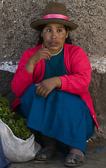 Image showing Peruvian woman