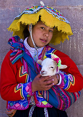 Image showing Peruvian girl