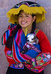 Image showing Peruvian girl