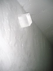 Image showing Ice hotel light