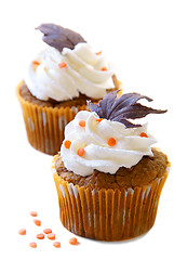 Image showing Autumn cupcakes