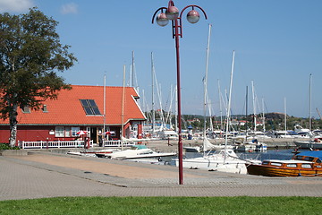 Image showing Harbour in Kristiansand