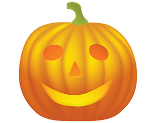 Image showing smiling halloween pumpkin