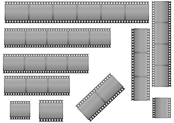 Image showing set of filmstrips