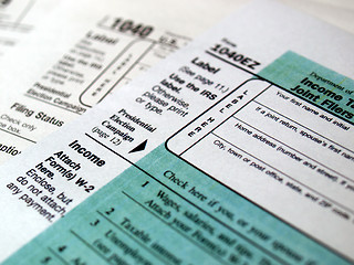 Image showing Tax forms