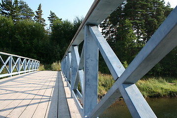 Image showing wooden bridge