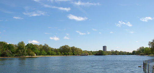 Image showing Serpentine lake London