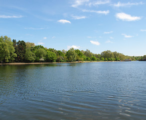 Image showing Serpentine lake, London