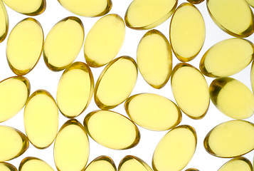 Image showing Yellow Capsules