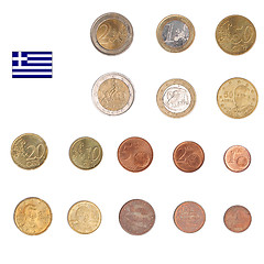 Image showing Euro coin - Greece