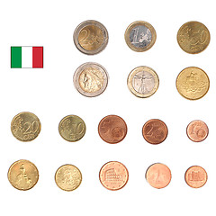 Image showing Euro coin - Italy