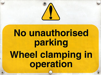 Image showing Parking sign