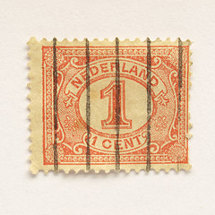 Image showing Netherlands stamp