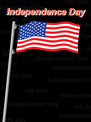 Image showing Independence day background 