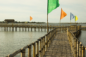 Image showing Bamboo Bridge