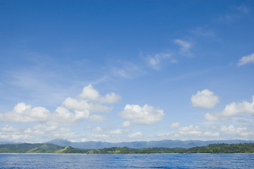 Image showing Sea and Clouds