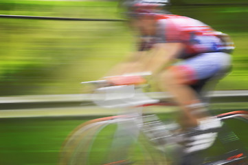 Image showing Cyclist 