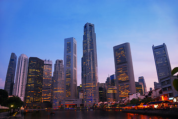 Image showing Singapore Skyline