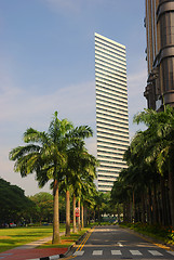 Image showing Sunset in Singapore